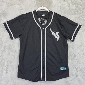 Illenium Electric Family Shirt Mens Medium Black Baseball Jersey 3 EDM Tour